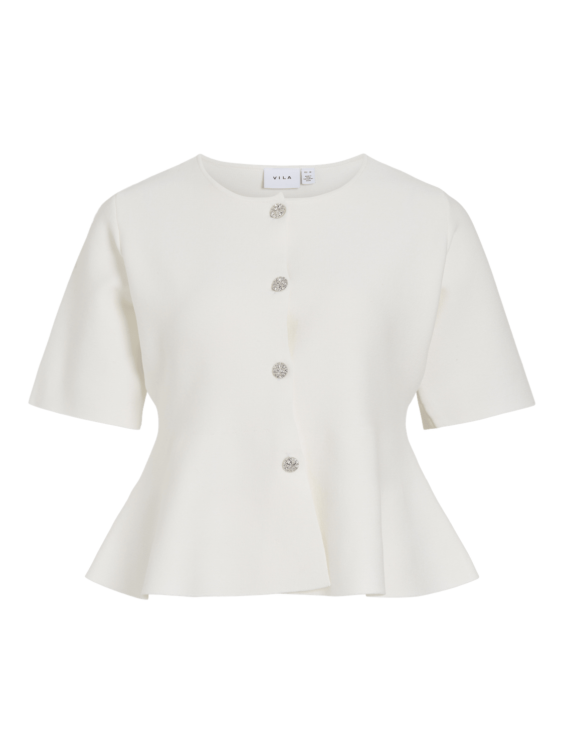VISWAY Knitted Cardigan - Cloud Dancer - VERO MODA & VILA Bergvik